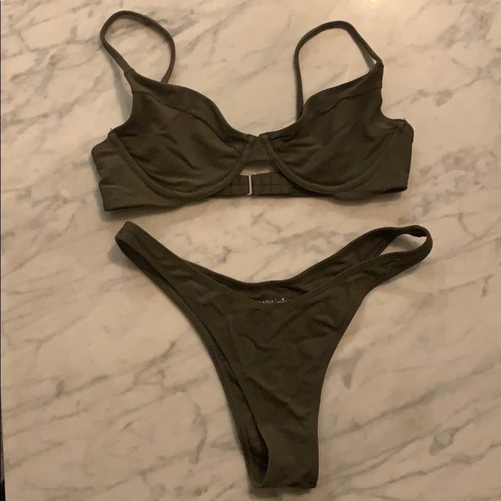 Abercrombie & Fitch ribbed bikini